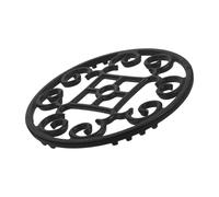 GALPADA Cast Iron Wok Ring Stove Accessory Slip Pot Support Rack for Gas and Electric Stoves Compact Heat Diffuser Trivet for Hot Pans for Indoor Kitchen and Outdoor Camping Use