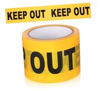 GALPADA Caution Tape Keep Out Warning Tape 1 Roll Non-Adhesive PE Yellow for Crime Scene Construction Sites and Hazardous Areas