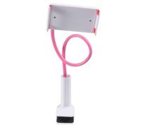 GALPADA Cell Phone Holder with Flexible Gooseneck Long Arm Rotating Mobile Phone Bracket for Smartphones and Tablets Up to Sturdy Plastic and Silicone Lazy Stand for Bedroom Office Kitchen