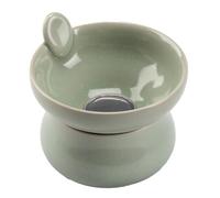 GALPADA Ceramic Easy to Maintain and Not Easy to Leave Stains Tea Leaf Filter with Delicate Retro Style for Home and Office Tea Drinking Accessories