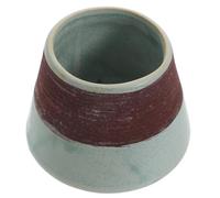 GALPADA Ceramic Match Holder Pot with Striker Compact Household Matchstick Storage Jar for Long Matches Decorative and Practical Home Decor Accessory