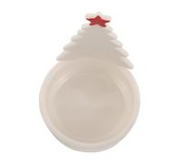 GALPADA Ceramic Xmas Tree Candle Holder Festive Tealight Centerpiece for Holiday Table Decor Versatile Christmas Ornament for Living Bedroom Office Gift for Seasonal Celebration