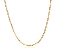 GALPADA Chain Necklace for Men Men's Jewelry Stylish Box Chain Necklace Men Men's Fashion Classic Luxury Golden Necklace Curb Chain Thick Link