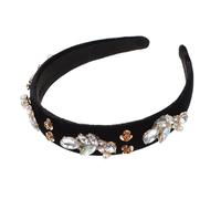 GALPADA Chic Baroque Pearl Rhinestone Hairband for Women Elegant Head Decor Accessory All for Various Hairstyles Comfortable and Stylish Hair Hoop for Parties and Everyday