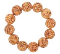 GALPADA Chic Simple Sandalwood Buddhist Prayer Beads Bracelet Comfortable Design Unisex Wrist Jewelry for Daily Shopping and Parties