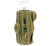 GALPADA Chinchilla Bottle Water Feeder Ceramic Standing Type with Support 80 Ml Capacity Easy to Drink Prevents Water Leaking Beautiful Design for Hamster and Guinea Pig Cage