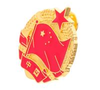 GALPADA Chinese Flag Metal Lapel Pin Patriotic Brooch for Clothing Bags and Hats Distinctive National Flag Badge Elegant Craftsmanship for Heritage and Pride