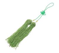 GALPADA Chinese Tassel Silk Thread and Chinese Knot Pendant, Resilient Texture Won't Interfere Tai, Martial Arts Decor for Home and Potted Plants