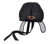 GALPADA Chinese Traditional Costume Hat for Men, Ancient Academic Style with Historical Accuracy and Comfortable Fit, Black Mesh and Abs Material, for Tv Drama Plays and Cosplay Events