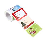 GALPADA Christmas Wrapping Seal Stickers with Cartoon Patterns 250pcs Self-Adhesive Paper Labels for Gift Decoration and Notebook Sticking, for Holiday Sealing and Festive DIY