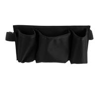 GALPADA Cleaning Tool Belt Pouch for Men - Multifunctional Black Waist Bag Without Zipper, Portable Utility Organizer for Housekeeping, Hotel, Office, and Commercial Cleaning Workers