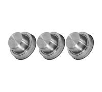 GALPADA Cocktail Shaker Lids Jar Regular Size Caps Stainless Steel 3pcs Leakproof Compatible with Standard Jars for Home Parties and Restaurants