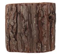 GALPADA Coffee Table Stool Decorative Stump Realistic Bark Trunk Artificial Wood Base Garden Display Stand
