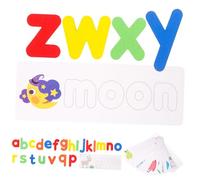GALPADA Cognitive Number and Alphabet Matching Puzzle for Educational Learning Game Enhances Logical Thinking and Reasoning Skills with Bright Colors and Smooth Surface for Preschool Boys