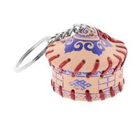 GALPADA Collectors Keychain Featuring Mongolian Yurt Travel Camp Lover Rv Decor Adventure Keyring Teenagers Women Men