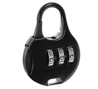 GALPADA Combination Padlock Zinc Alloy Mini Digital Password Lock for Travel Bags Gym and School Backpacks - Portable Black Security Lock for Suitcases and Book Bags