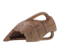 GALPADA Compact Reptile Cave Decorative Turtle Hideout Resin Safe for Small Reptiles Realistic Design Promotes Well-being for Pet's Habitat