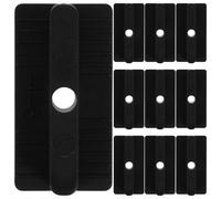 GALPADA Composite Deck Fasteners 200Pcs Plastic Clips for Wood-Plastic Decking Boards Suitable for Outdoor Use in Parks and Gardens