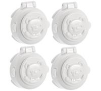 GALPADA Computer Key Protection Cover for Washing Machine 4pcs Child Safety Abs Button Locks Decorative Cartoon Design and Surface-Friendly Installation for Home Appliances