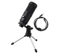 GALPADA Condenser Microphone USB Kit for Laptop and Conference Use, Cardioid Pattern, Zinc Alloy Material, Efficiently Captures Human Voice, Includes Adjustable Tripod Stand and Data