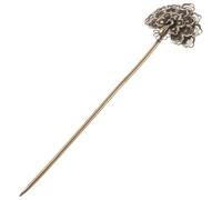 GALPADA Copper and Tool Creative Shaped Cigar with Peacock Punch Carved Design, Portable Handheld Metal Cigar Poker Stick for Improved Airflow Enhanced Experience Smoking