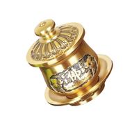 GALPADA Copper Offering Cup for Buddhism Gifts with Large Capacity and Compact Design, Luxury Retro Style Metal Suitable for Home and Temple Ritual Use