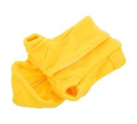 GALPADA Cotton Bearded Dragon Hoodie for Small Animals, Yellow Reptile Clothes with Skin Protection and Easy to Wear Design, for Photo Parties and Birthday Celebrations