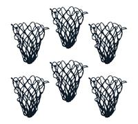 GALPADA Cotton Billiard Net Bag Sturdy Drop Ball Net Bag for Pool Table Pockets 6pcs Not Easy to Deform or Damage Black Cotton Material for Installation a Pool Table