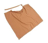GALPADA Cotton Nursing Cover Apron for Breastfeeding Moms Lightweight Camel Breastfeeding Cover with Privacy Shawl for Travel and Outdoor Feeding