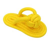 GALPADA Cotton Rope Slipper Chew for Small and Medium Dogs Teething | Yellow, Playful Training Game Piece, Keeps Pets Quiet, Suitable for Dogs and Pet Use Random Color