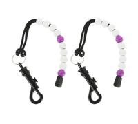 GALPADA Counter Stroke with Portable Buckle Design Golfing Score 2pcs Golf Lightweight Plastic Bead Chain for Outdoor Use Enthusiasts