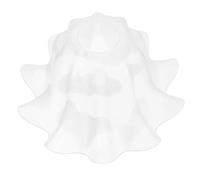 GALPADA Creative Acrylic Flower Lamp Shade Replacement Transparent Pendant Lampshade for Wall and Table Lights Lightweight Bell Shaped Cover with Polished Surface Elegant Modern Decor for