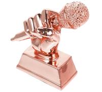 GALPADA Creative Award Trophy Microphone Resin for School Singing Contest