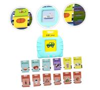 GALPADA Creative Early Education Machine with Blue Word Learning Cards Lightweight Plastic Preschool Language Learning for No Wifi Required Story-based Cognitive Development