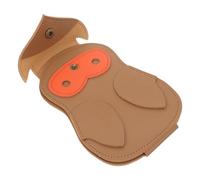 GALPADA Creative Pu Owl Shape Guitar Pick Holder Case Portable Guitar Plectrum Storage Bag with Classic Stylish Design to Prevent Picks from Scattering, for Guitarists at Parties Or Daily