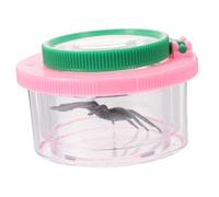 GALPADA Critter Jar Plastic Magnifier Box with Transparent Viewing Lens for Outdoor Insect Observation Portable Bug Viewer for Backyard Exploration and Camping Educational Science