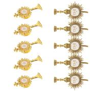 GALPADA Cross Coat Pins and Sophisticated Appearance with Classic Religious Design 10pcs Zinc Alloy Brooches for Clothing for First Communion and Church Events, Versatile Occasion Use