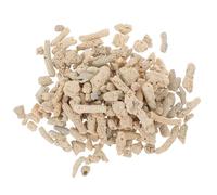 GALPADA Crushed Coral Gravel Fish Tank Decoration Aquarium Filter Media Natural Coral Bone Medium 0.5-3cm 1lb Bag for Aquarium and Pond Landscape