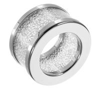 GALPADA Crystal Diamond Napkin Rings Decorative Buckles for Weddings Party Banquets Christmas Table Settings Elegant Silver Serviette Holders