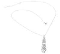 GALPADA Crystal Necklace Cord Adjustable Necklace Rope Chic Metal Decorative Will Not Fade Light Weight for DIY Accessory Making on Other Special Days