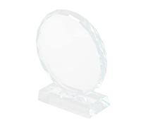 GALPADA Crystal Trophy Award for Desk Decoration with Sunflower Design for Office Corporate Gifts Recognition and Positive Energy Display