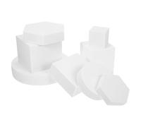 GALPADA Cube Photo Props 8Pcs Lightweight Foam Blocks for Cosmetics and Jewelry Photography in Coffee Shop and Makeup Studio