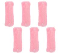 GALPADA Curlers 6Pcs Coral Fleece Soft Rollers for Sleep Styling Natural Waves