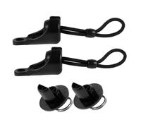 GALPADA Curtain Holder Bungee Cord End Caps Set with Spring Ball Cord Windproof Base and End Cap for Roller Shades Window Curtain Fixing Accessories