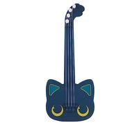 GALPADA Cute Cat Ukulele Toy Small Imitated Guitar for Boys and Girls Portable Simulation Ukulele Creative Toy Guitar Blue