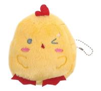 GALPADA Cute Plush Chicken Coin Purse for Multifunctional Storage and Shedding Resistant Material, Adorable Mini Wallet for Earphone or Change Storage