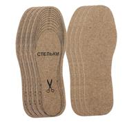 GALPADA Cuttable Wool Insoles for Women Winter Warm Felt Footbeds Thick Insulated Soft Boot Inserts Cozy Shoe Pads for Cold Weather Boots