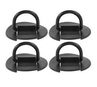GALPADA D-ring Patches Adding Extra Stability Black 4pcs Pvc Easy to Install Replacement Parts for Inflatable Boats and Paddle Boards for Water Sports and Kayaking Accessories