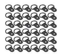 GALPADA D Single Hole Hooks Black Metal Picture Hangers Heavy Duty 30pcs and Picture Frame Hanging , Easy to Install for Oil Painting for Hanging Your Frames on The Wall