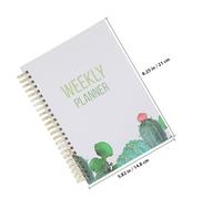 GALPADA Daily Planner Notebook A5 Coil Academic Planner with Elastic Band for Prioritizing and Personalizing Work Paper Material Designed for Teachers and Office Workers for Home